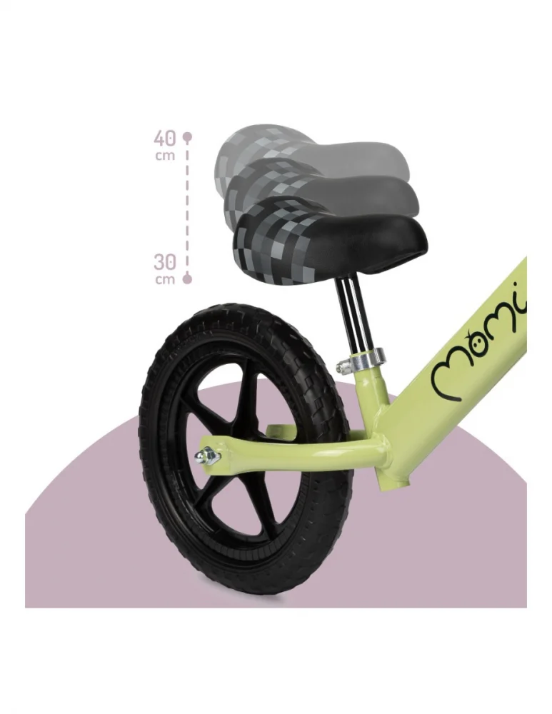 Bicicleta fara pedale, pentru copii, 3 ani+,  Momi Fleet - Verde [3]