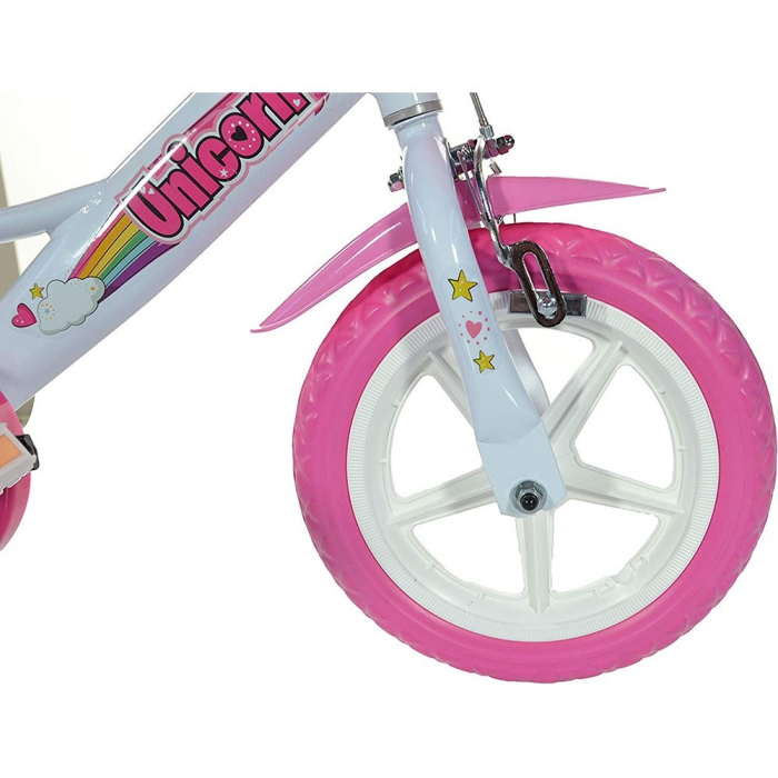 Bicicleta fetite 3-5 ani cu unicorn [6]
