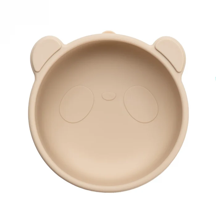 Bol din silicon cu ventuza, AppeKids, The Little Bear - Bej [2]