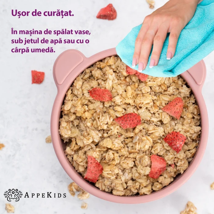 Bol din silicon cu ventuza, AppeKids, The Little Bear - Roz [3]