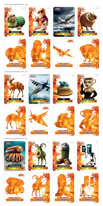 Carti de joc Italian Brainrot Lamincard set 5 buc [6]