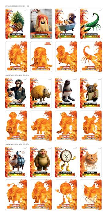 Carti de joc Italian Brainrot Lamincard set 5 buc [12]