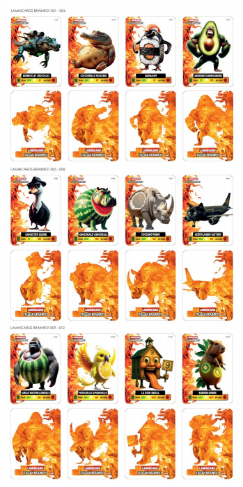 Carti de joc Italian Brainrot Lamincard set 5 buc [4]