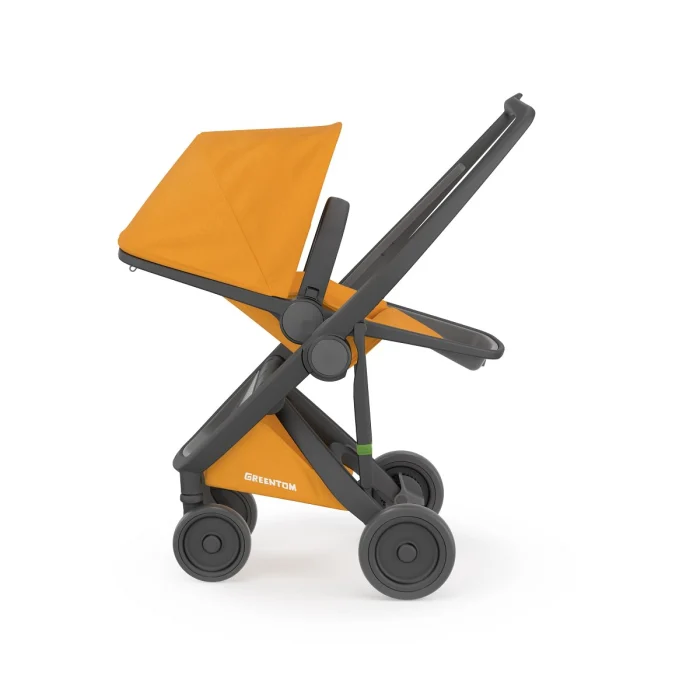 Carucior 2 In 1, Greentom, 100% Ecologic, Black Sunflower [2]