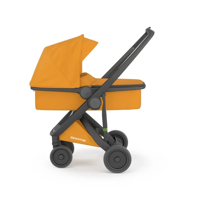 Carucior 2 In 1, Greentom, 100% Ecologic, Black Sunflower [6]