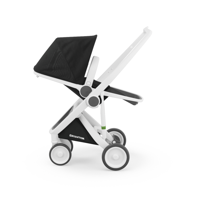 Carucior 2 In 1, Greentom, 100% Ecologic, Negru [5]
