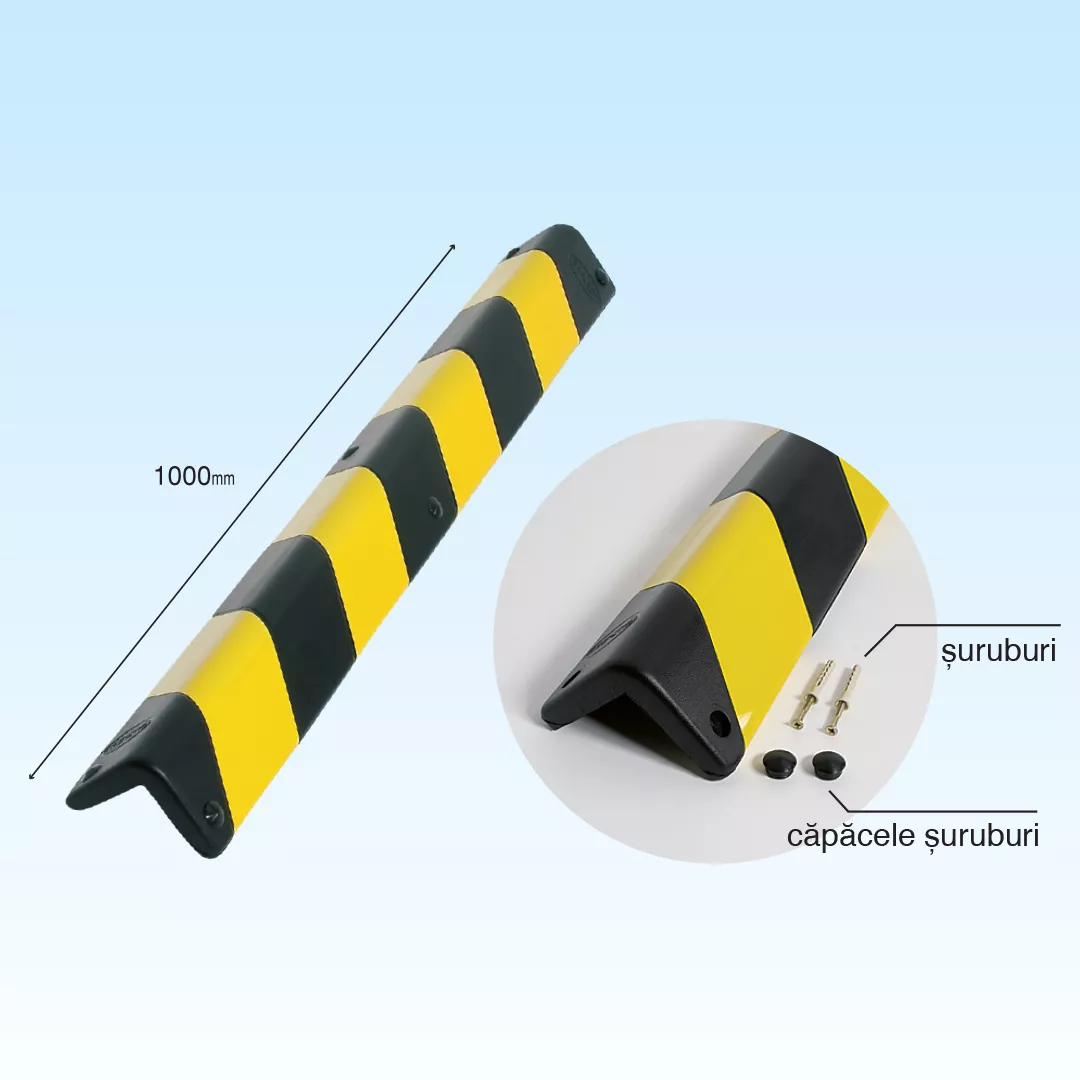 Coltar Perete Protectie Parcare Reflectorizant [3]