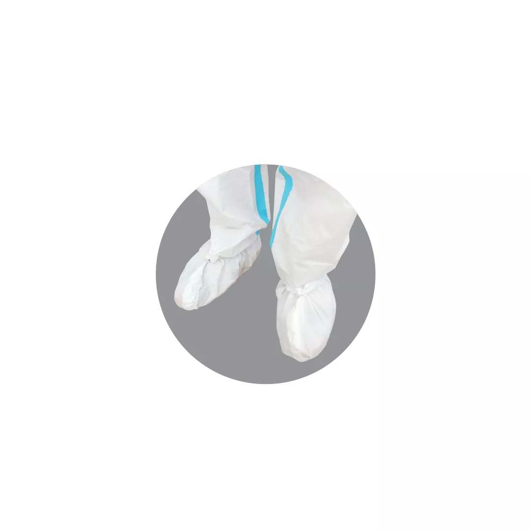 Combinezon de protectie intreg, tip salopeta, impermeabil, 1 buc, alb [2]