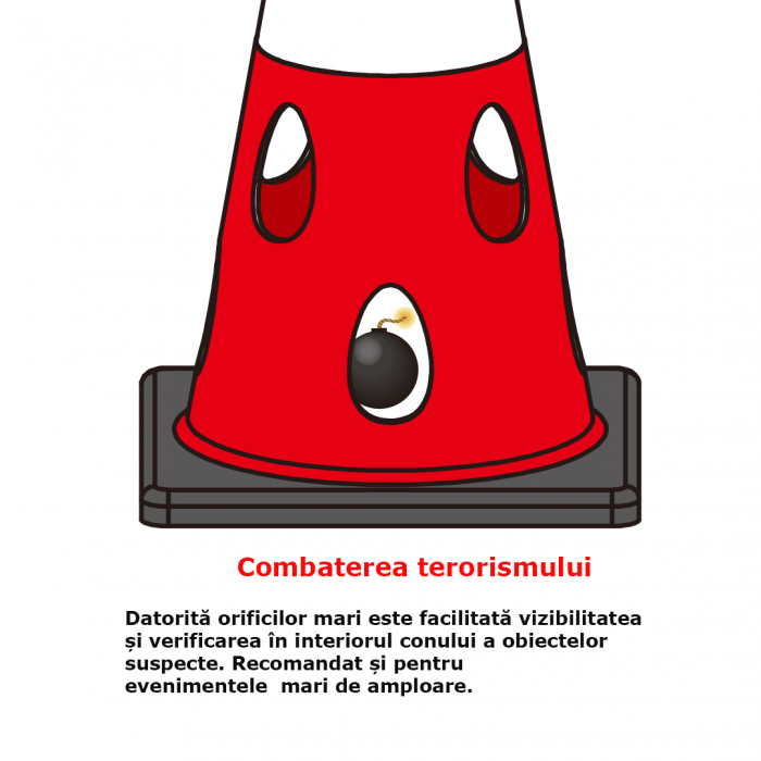 Con semnalizare, anti-vânt, reflectorizant [6]