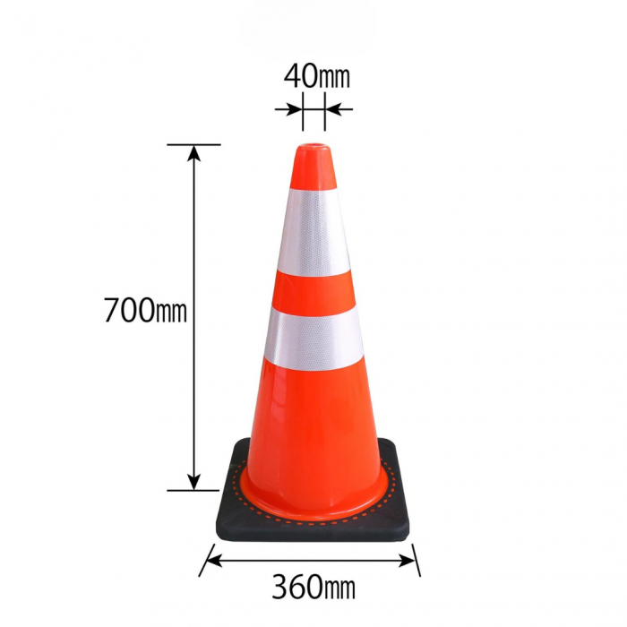 Con Semnalizare Reflectorizant PVC 70 cm [4]