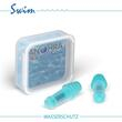 Dopuri de urechi pentru inot, impiedica patrunderea apei in urechi la copii, 1 an+, reutilizabile, hipoalergenice, albastre, SANOHRA Swim Kids [3]