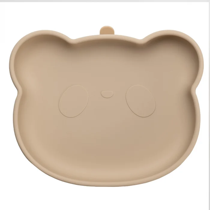 Farfurie din silicon cu ventuza, AppeKids, The Little Bear - Bej [4]