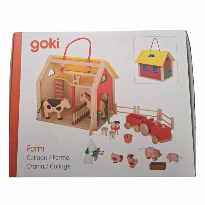 Ferma animalelor, cu 31 accesorii, de lemn [6]
