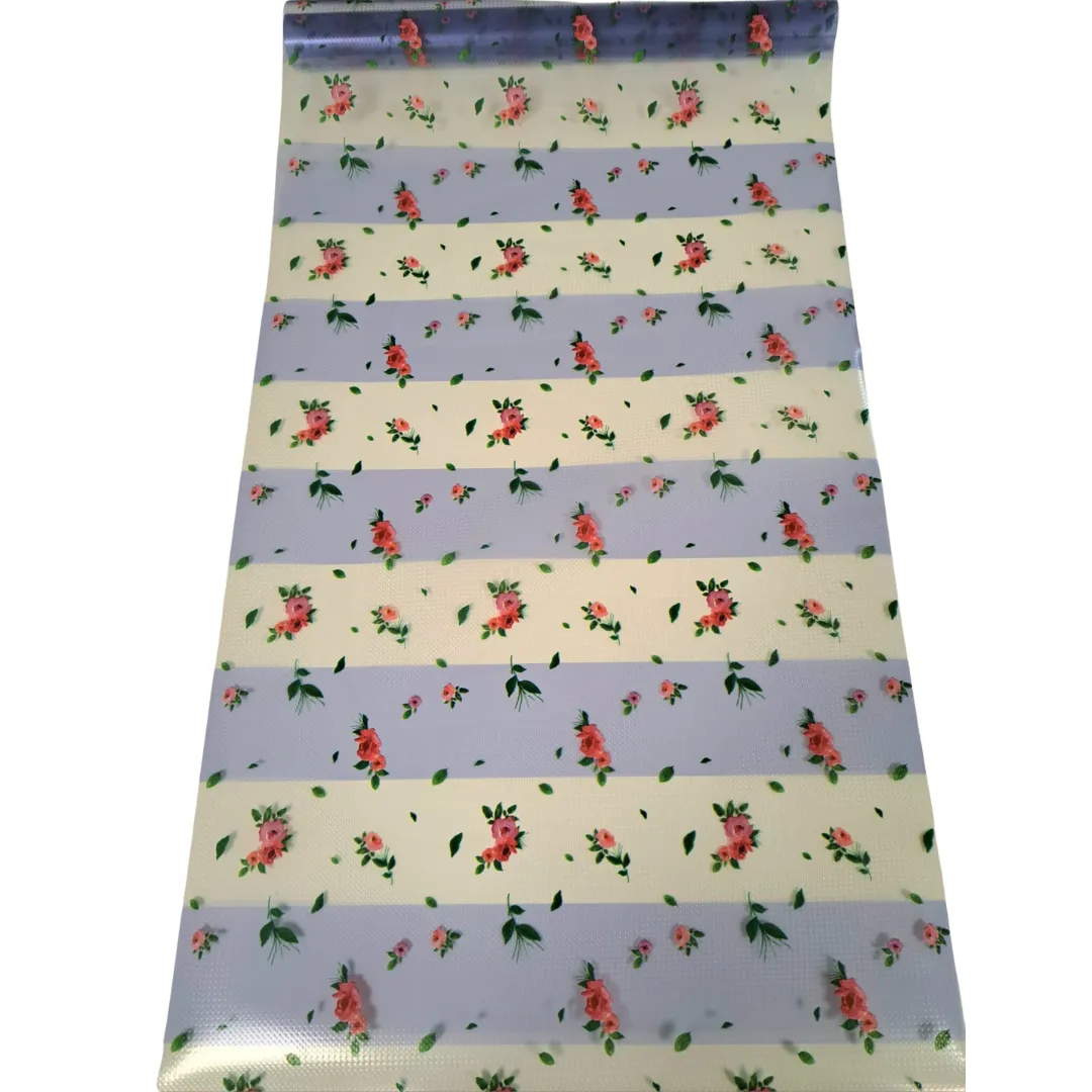 Folie antialunecare sertare, din EVA, model floral, 1.5m [3]