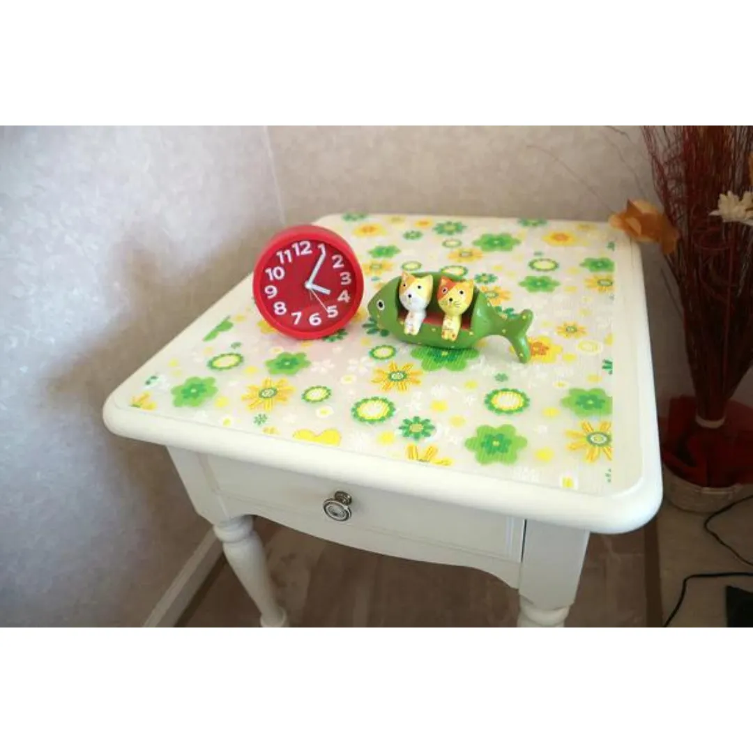 Folie antialunecare sertare, din EVA, model floral, 1.5m [5]
