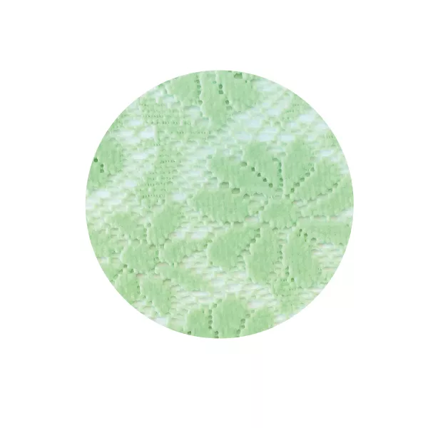 Folie antiderapanta, din PVC, uz universal, cu model floral, 1.25m, verde [3]