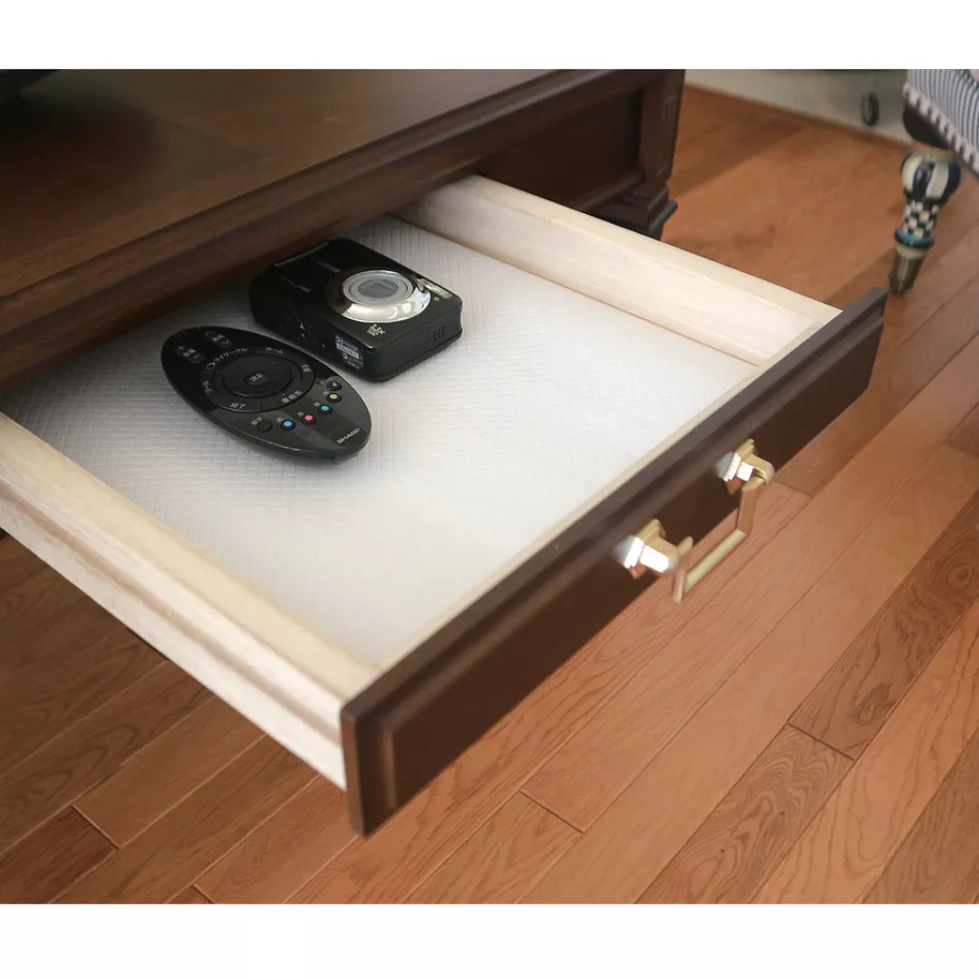 Folie antiderapare sertare si rafturi, din PVC, 1.25m, neagra [3]