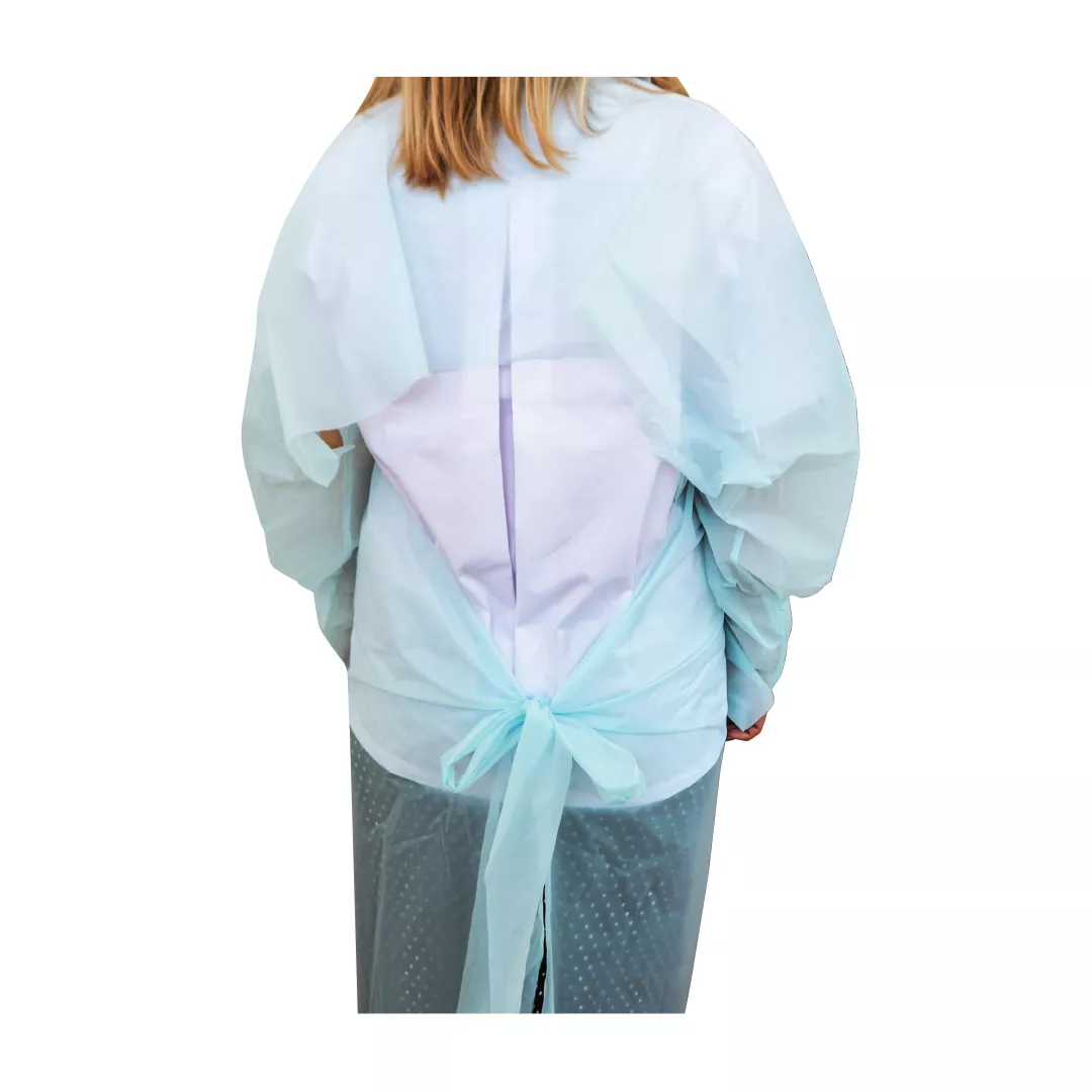 Halat de unica folosinta, impermeabil, 1 buc, albastru, FM-18 [2]