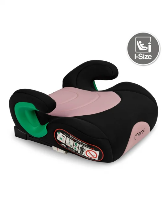 Inaltator auto cu isofix, i-size 135-150 cm , Momi Venko - Roz [2]