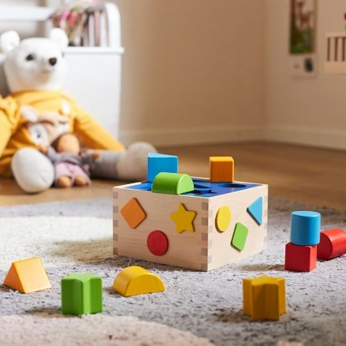 Joc de sortare forme geometrice, din lemn, pentru copii 1 an [2]