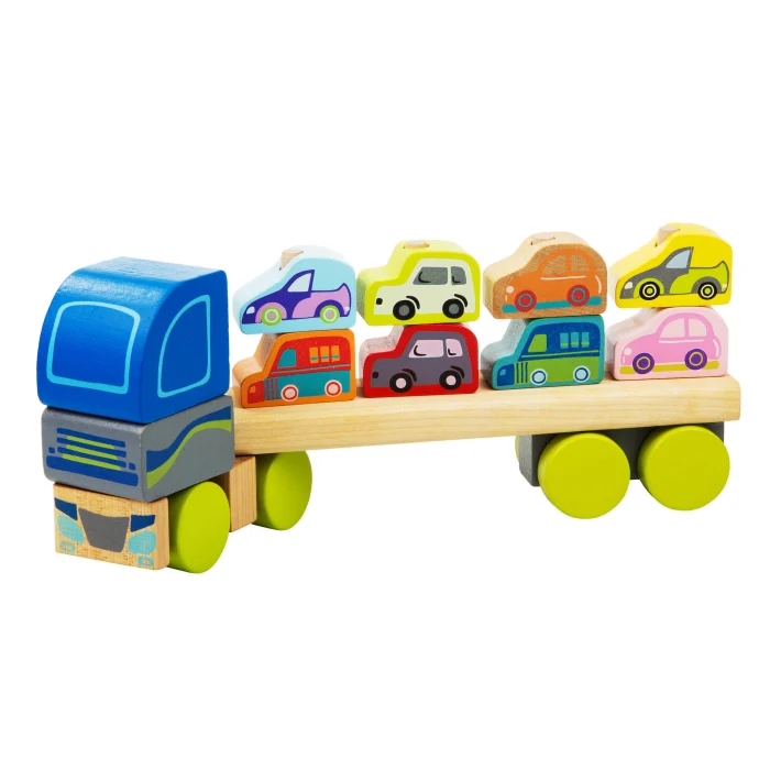 Jucarie din lemn, Cubika, Camion pentru masini, 18 luni+ [3]