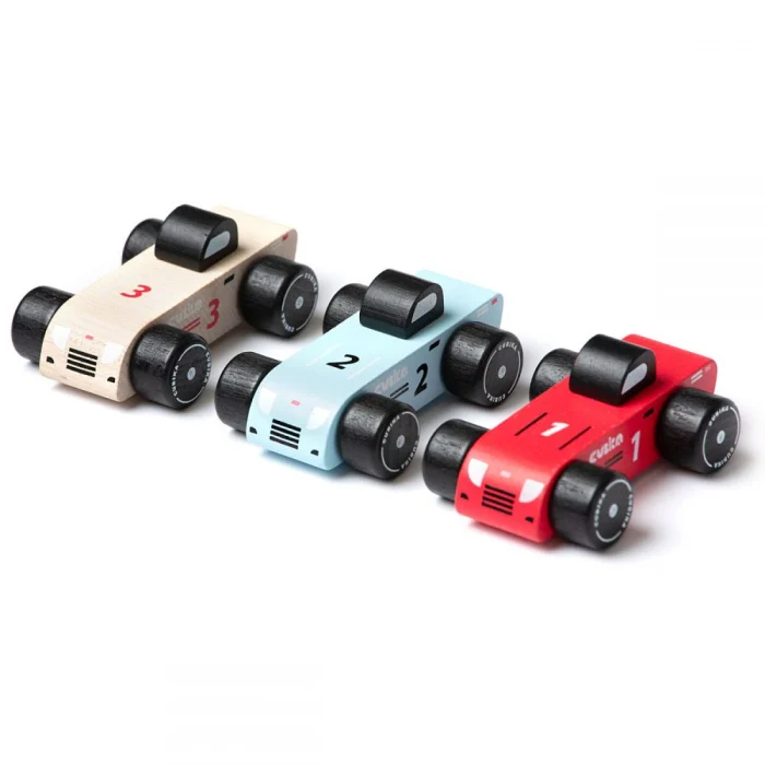 Jucarie din lemn, Cubika, Racing Cars, 18 luni + [4]