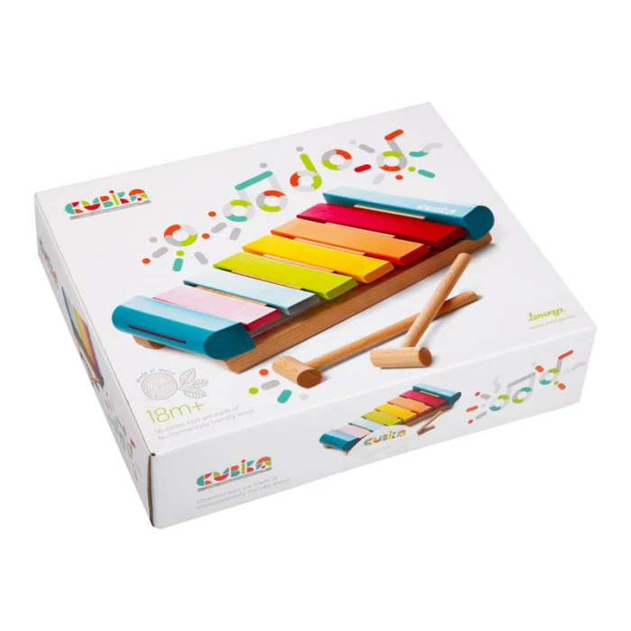 Jucarie din lemn, Cubika, Xilofon, 18 luni+ [2]