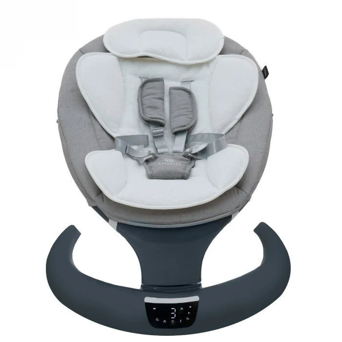 Leagan electric multifunctional pentru bebelusi AppeKids - I-Size - Gri [6]