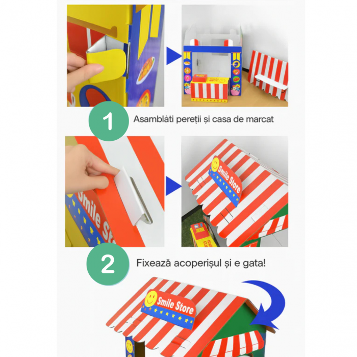 Magazin de jucărie tip căsuță cu accesorii - joc de rol [8]