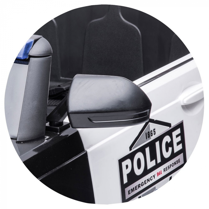 Masina de politie electrica, copii 3 ani+, Chipolino Police SUV [7]