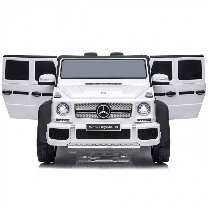 Masinuta Electrica Copii 3 Ani+ SUV Mercedes Maybach Alb Chipolino [2]
