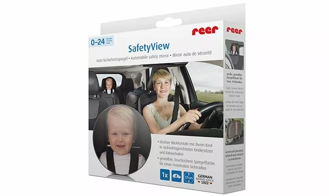 Oglinda retrovizoare bebelusi, 17cm, Baby View, Reer [8]