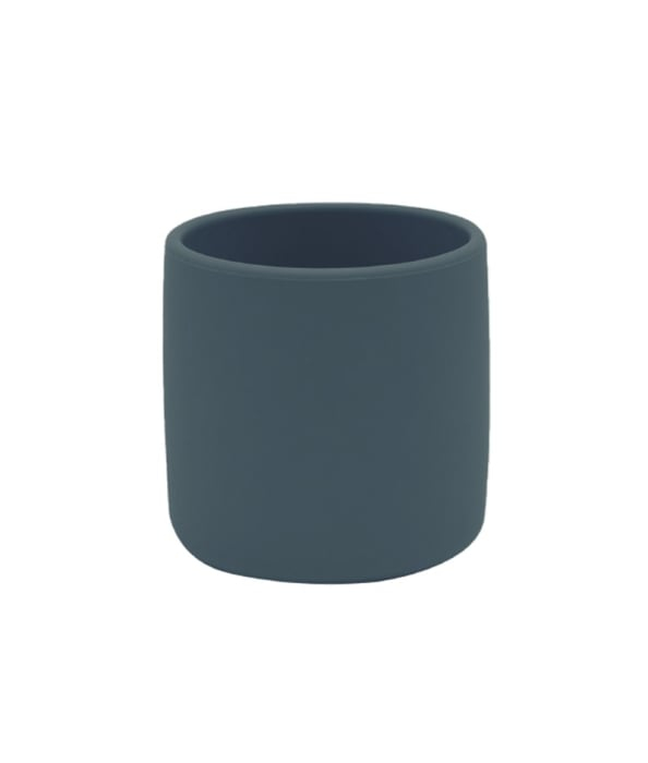 Pahar Minikoioi, 100% Premium Silicone, Mini Cup – Albastru Inchis [1]