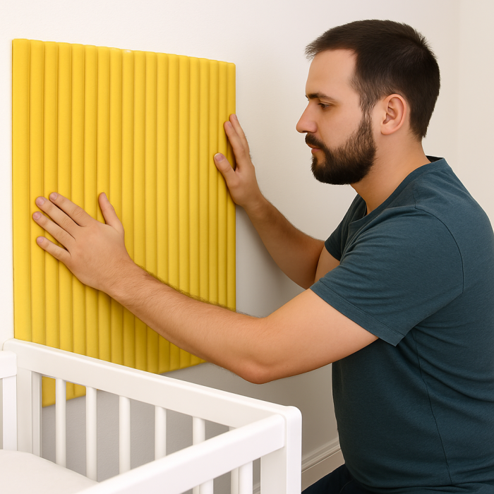 Panou decorativ perete spumă cauciuc 600x900x9 - Siguranță copii [6]
