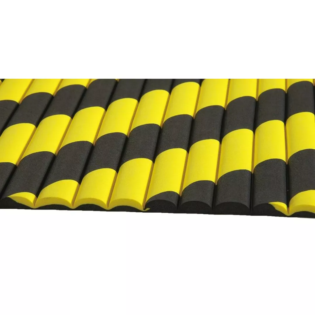 Panou decorativ, uz industrial, negru/galben, 9mm [2]