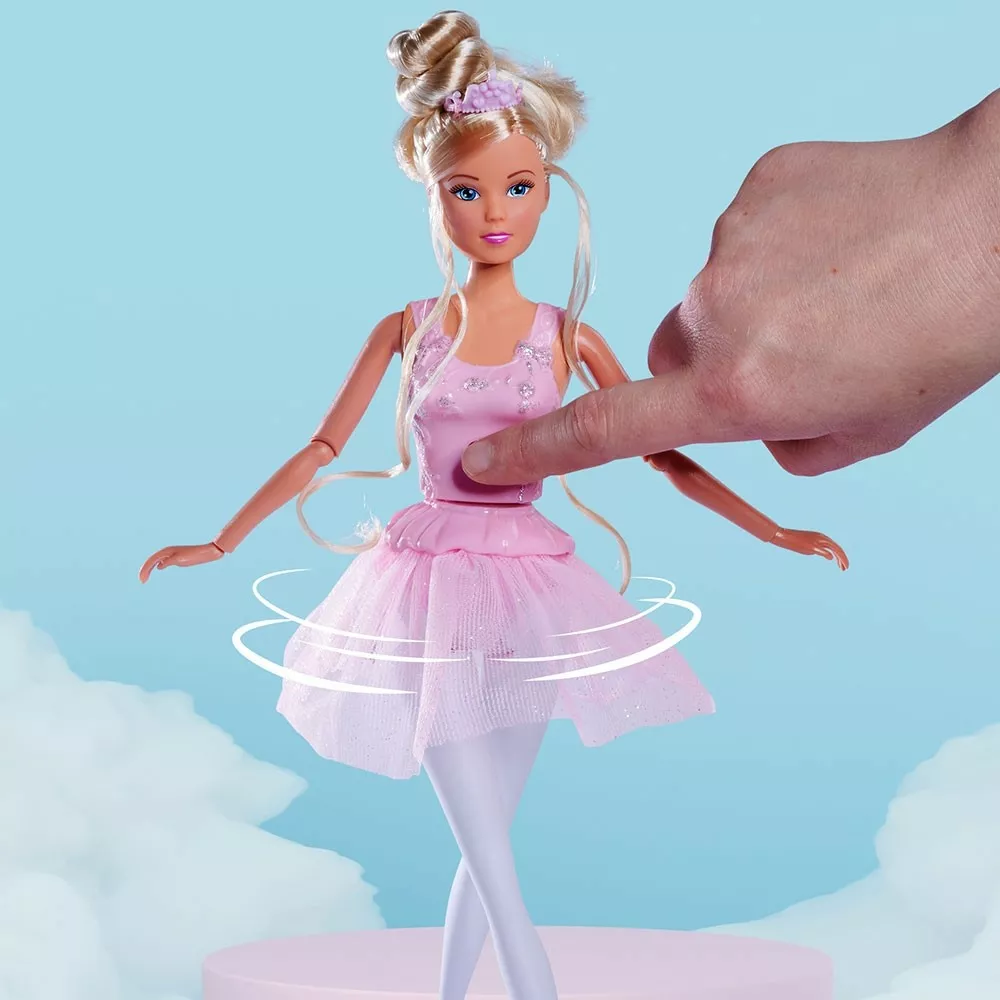 Papusa balerina, Steffi Love, cu figurina, 29cm [4]