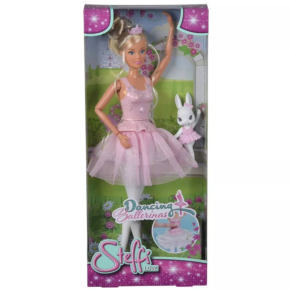 Papusa balerina, Steffi Love, cu figurina, 29cm [9]