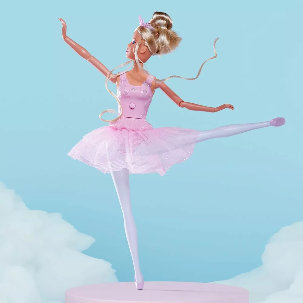 Papusa balerina, Steffi Love, cu figurina, 29cm [5]