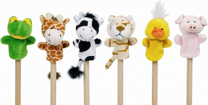 Papusi pentru degete, cu animalute, pentru copii, 1 an+ [2]