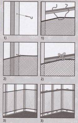 Plasa protectie balcon/terasa Reer pentru copii [3]