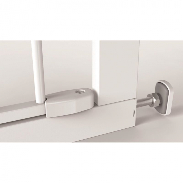 Poarta de siguranta Noma Easy Fit, presiune, 75-82 cm, metal alb [4]