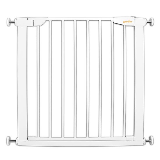 Poarta de siguranta pentru copii, 75-81 cm, montare prin presiune, metal, alb, Guardino [7]