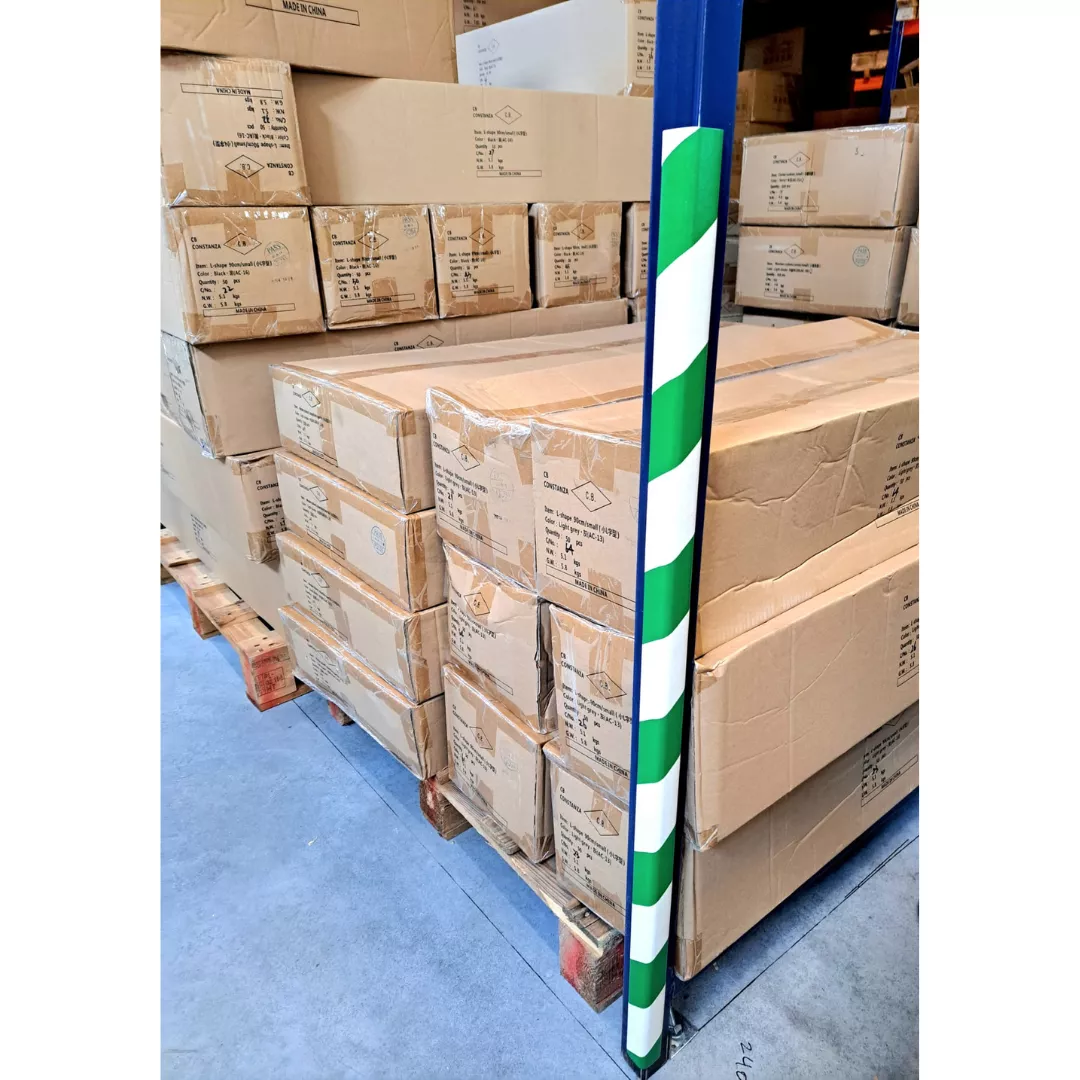 Banda Protectie Muchii Spuma 90 cm Alb-Verde [2]