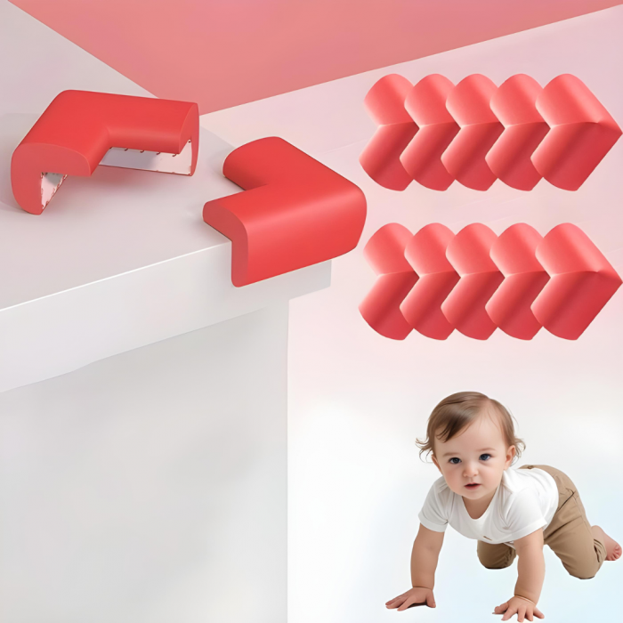 Protectie colturi mobilier, rosu [3]