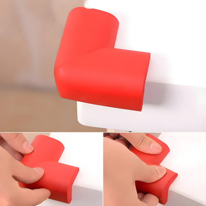Protectie colturi mobilier, rosu [12]