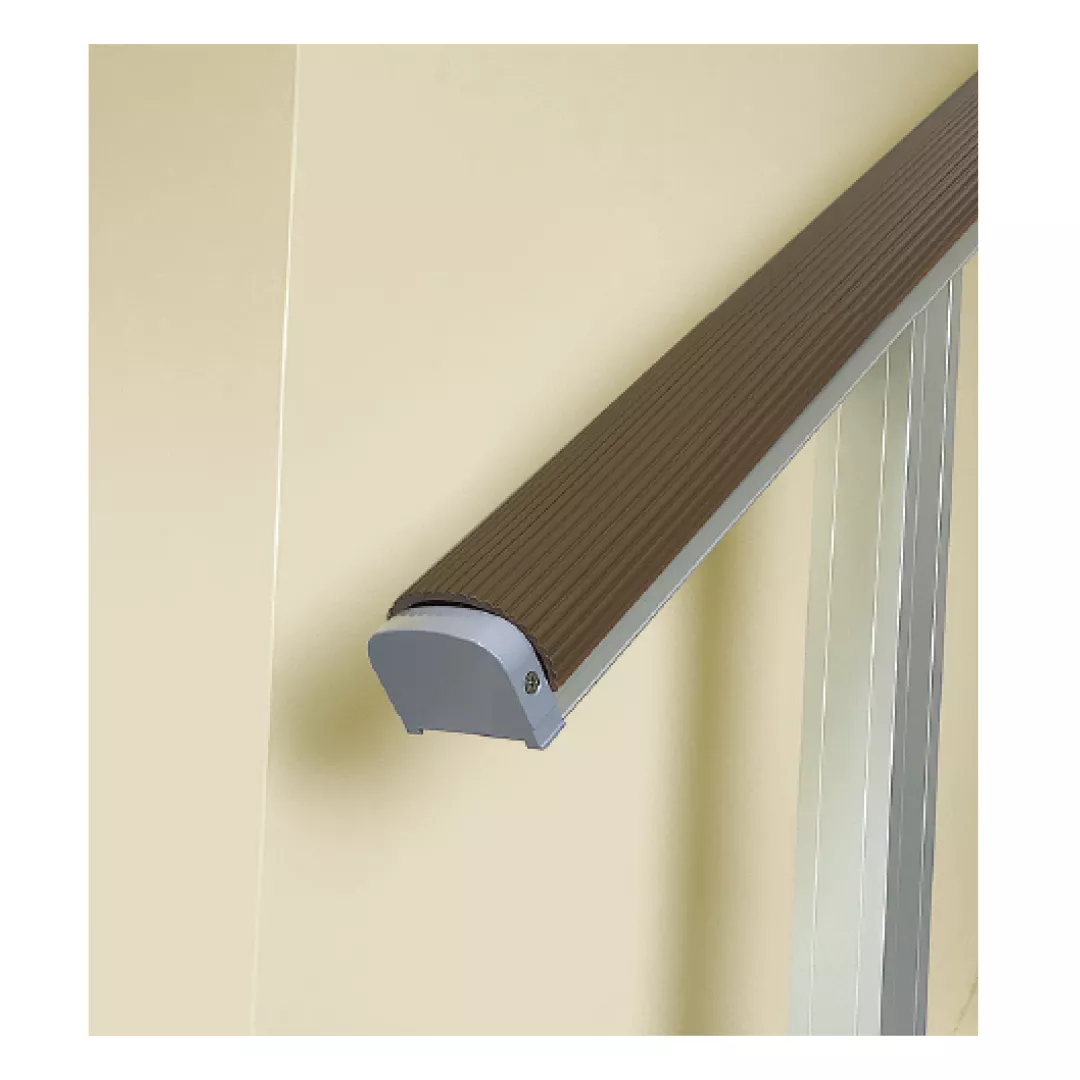 Protectie maner pentru balustrada, antialunecare, din cauciuc, rosu, 90cm [4]