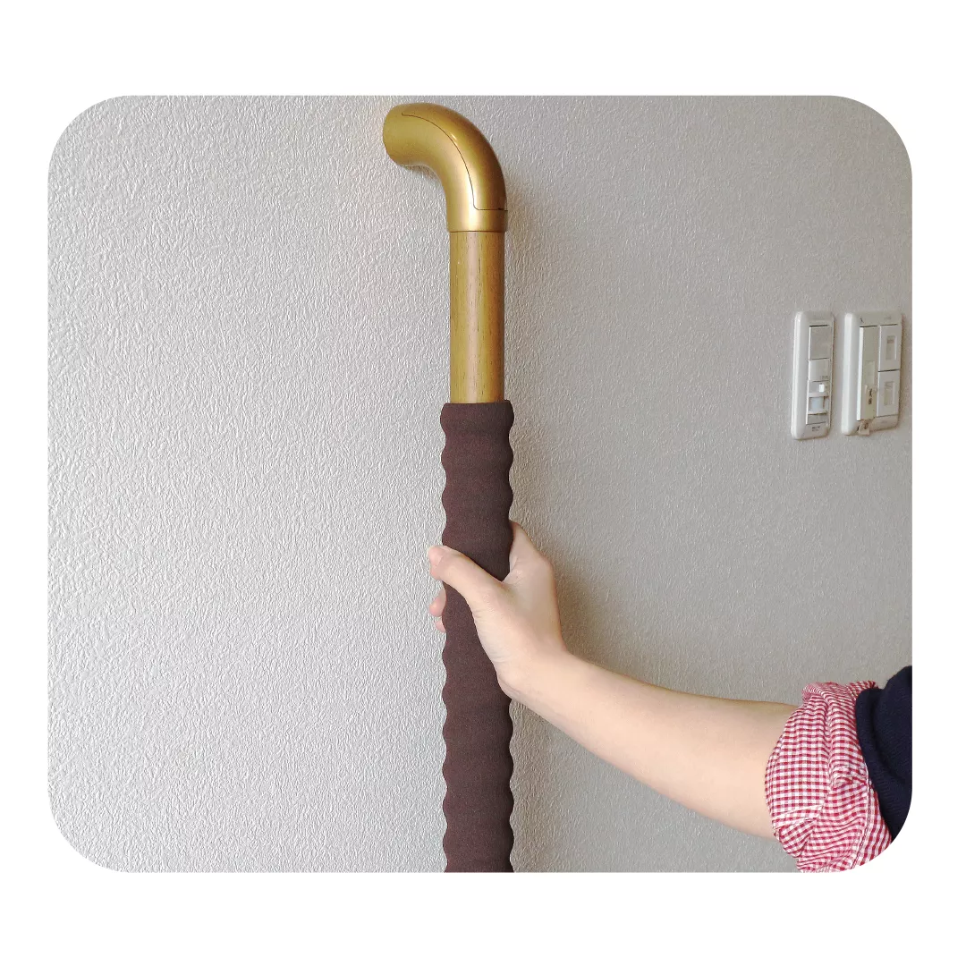 Protectie maner pentru balustrada, din spuma de cauciuc, maro, 40cm [3]