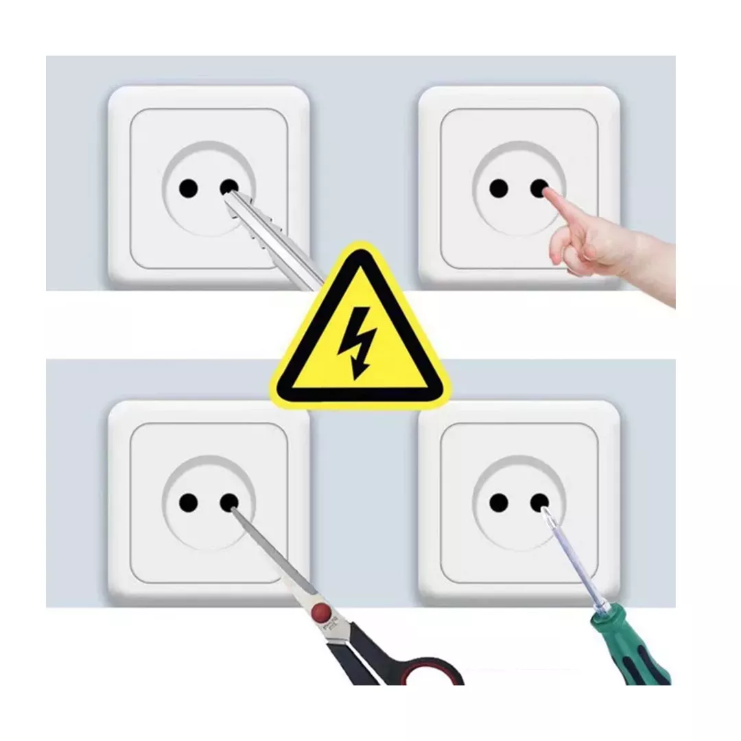 Protectii pentru prize Reer, cu cheie de deblocare, set 6 buc, albe [8]