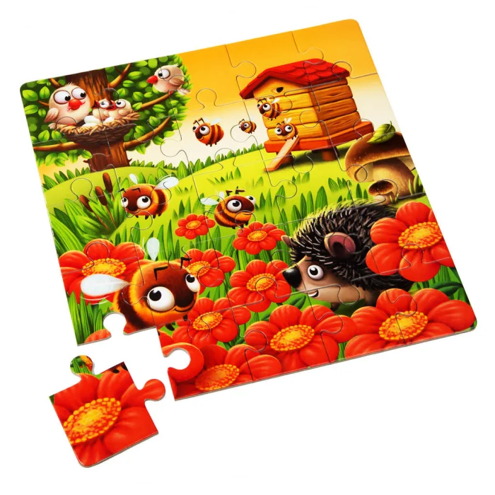 Puzzle 3 in 1 Cubika ,Animalutele Preferate, 3 ani+ [6]