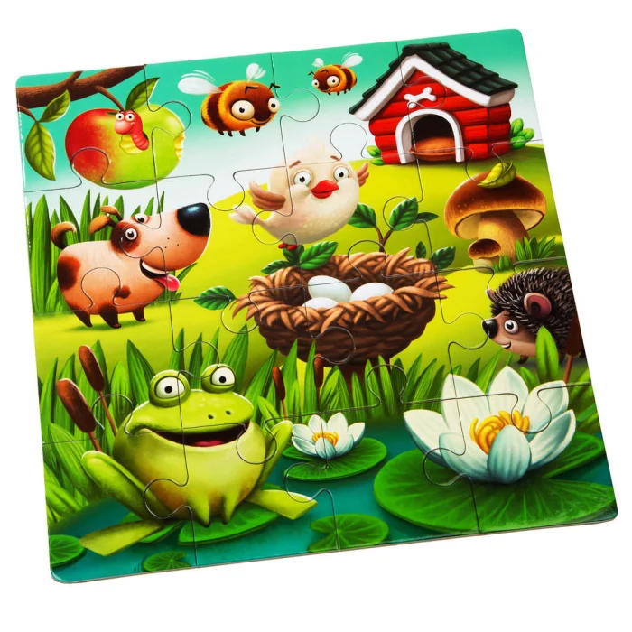 Puzzle 3 in 1 Cubika ,Animalutele Preferate, 3 ani+ [4]